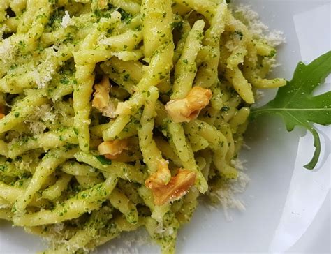 Trofie Pasta with Rocket Pesto Recipe – The Pasta Project