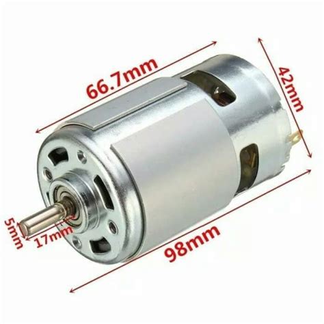 Jual Dc Motor 12v 150w 13000 15000rpm 775 Motor Torsi Besar Lilitan