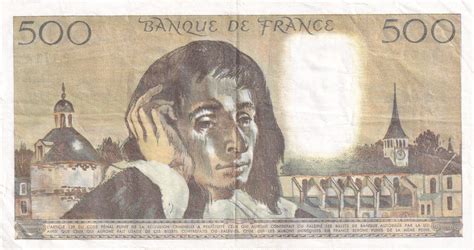 Banknote France 500 Francs Pascal St Jacques Tower 06 01 1983