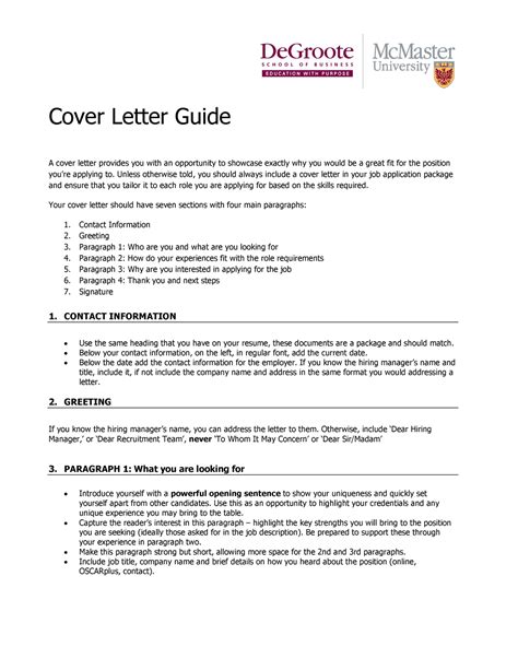 Cover Letter Guide Unless Otherwise Told You Should Always Include A Cover Letter In Your Job