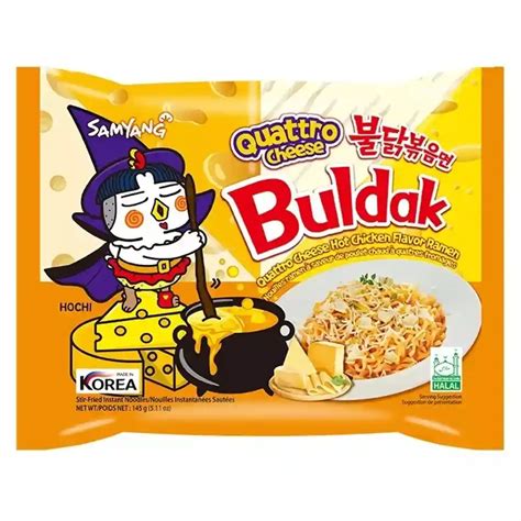 Samyang Quattro Cheese Hot Chicken Flavored Buldak Ramen Amazing Thai