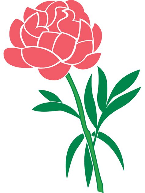 Peony Clipart Transparent Picture ClipartLib