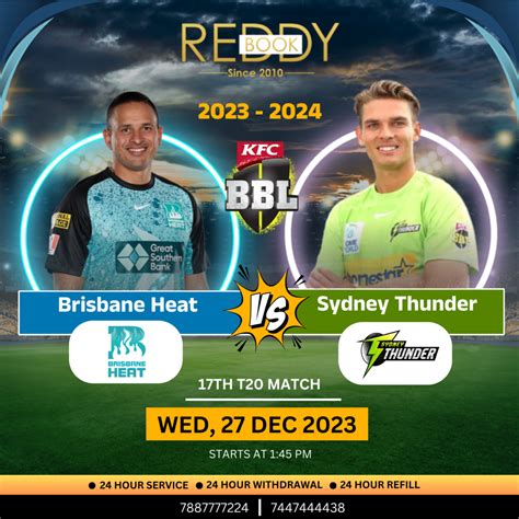 Brisbane Heat Vs Sydney Thunder Bbl Sportreport