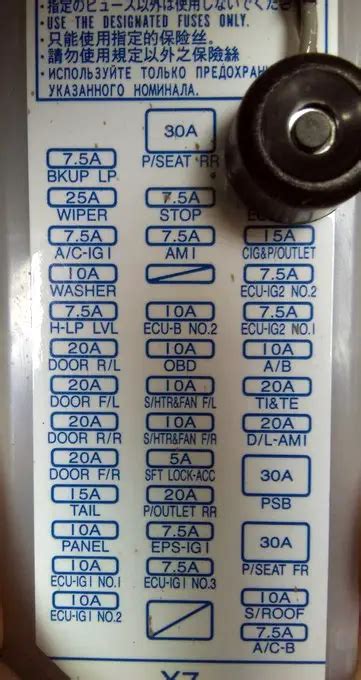 2016 Toyota Camry Fuse Box Diagrams