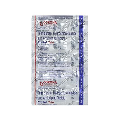 Buy Cortel Trio Tablet S Online At Flat Off Pharmeasy