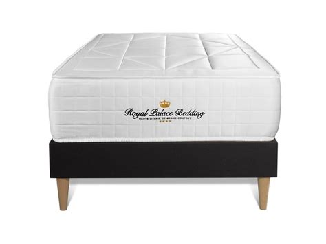 Ensemble Matelas Ressorts Ensach S M Moire De Forme Maxi Paisseur