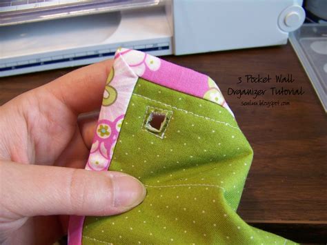 Sew Lux Fabric Blog 3 Pocket Wall Organizer Tutorial