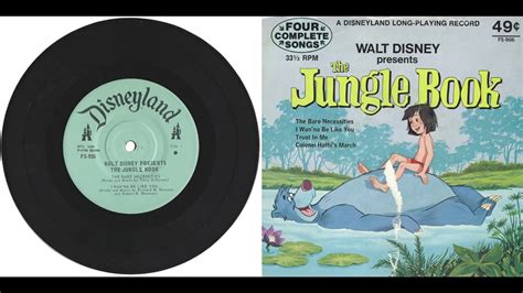 Disneyland Records 906 1972 THE JUNGLE BOOK YouTube