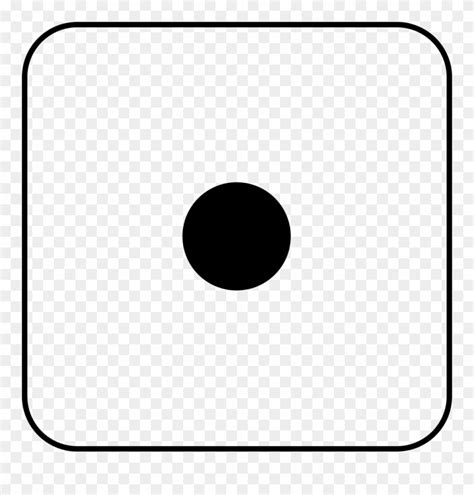 Similiar Dice Number 1 Keywords Blank Domino Clip Art - Circle - Png ...