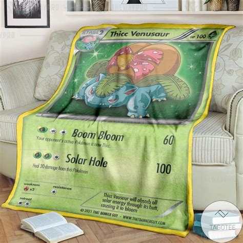 M Venusaur Ex Pokemon Blanket Hot Sale 2025