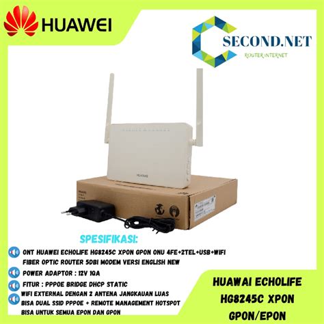 Ont Huawei Echolife Hg C Xpon Gpon Onu Fe Tel Usb Wifi Fiber Optic