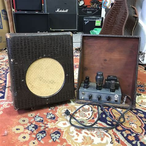 Masco Me 8 Suitcase Tube Amp Late 40 S Early 50 S Reverb