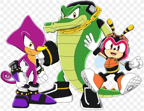 Knuckles' Chaotix Espio The Chameleon Vector The Crocodile Sonic Riders ...