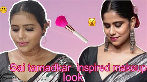 Simple Smokey Eye Makeup Sai Tamadkar Inspired Makeup Look Divya