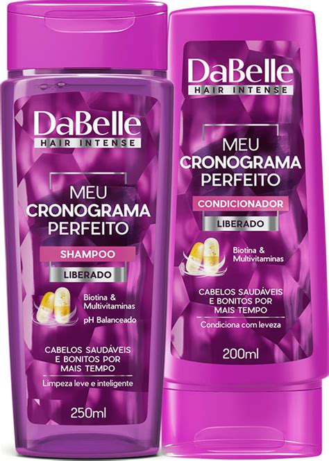 Kit Dabelle Hair Intense Meu Cronograma Perfeito Produtos