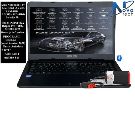 Set Profi Auto Dijagnostika Delphi Laptop Auta I Kamioni