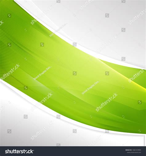 Lime Green Brochure Design Graphic Stock Vector (Royalty Free ...