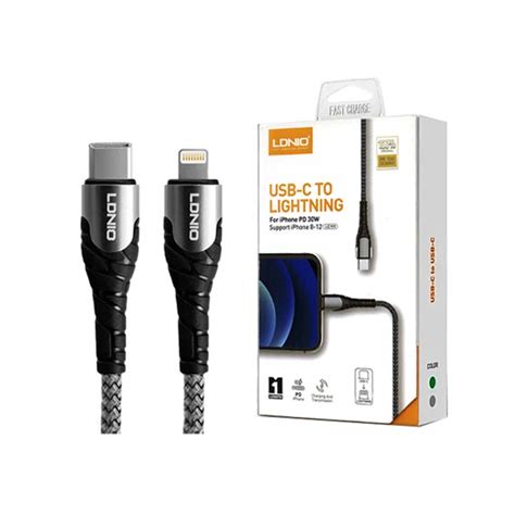 LDNIO CABLE DATA USB C A IPHONE 30W 1MT Infofar System