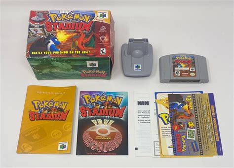 Pokemon Stadium N64 - N64 Nintendo 64 - Pokémon Stadium - CIB w/ Rare Inserts – The ...