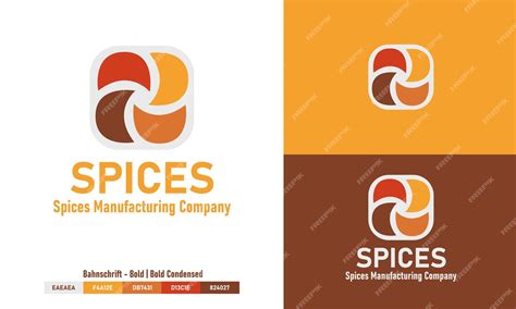 Premium Vector | Spices logo design template illustrator