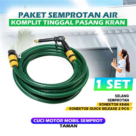 Jual Ralali Selang Paket Semprotan Komplit Water Gun New Pistol Semprot