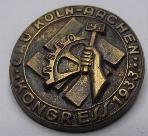 Crow Valley Militaria 1933 NSBO Event Badge Tinnie