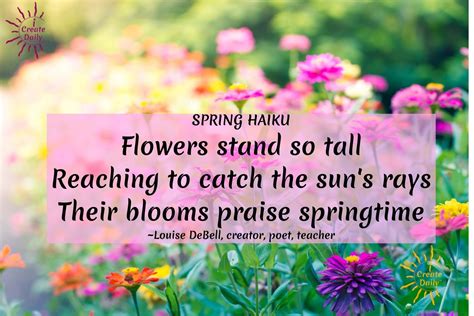 Spring Haiku Poems to Put a Spring in Your Step - iCreateDaily