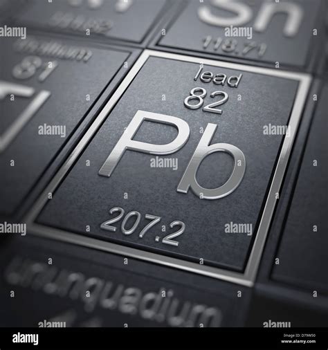 Lead Chemical Element Stock Photo - Alamy