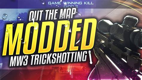 Modded Mw Out The Map Trickshotting Youtube