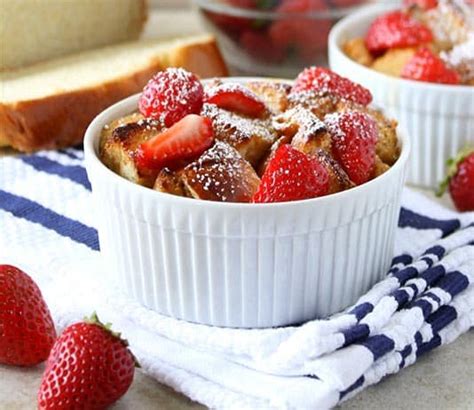 Strawberry Shortcake Bread Pudding At Home Easy To Make Recipe