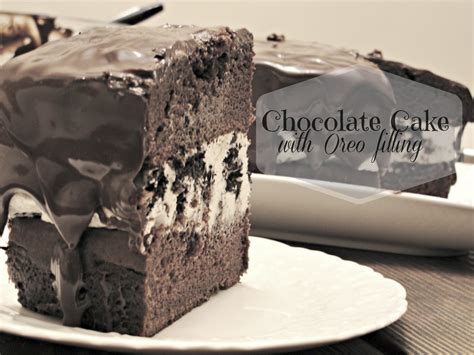 Putting Down Roots: Chocolate Cake Recipe {with Oreo filling}