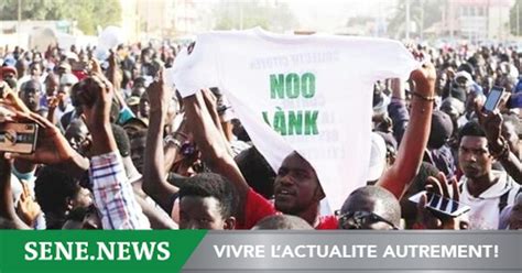 Pr Sidentielle Le Message Du Collectif Noo Lank Aux S N Galais