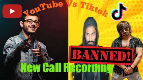 Adnan And Amir Siddiqui Call Recording Leak And Carryminati Video