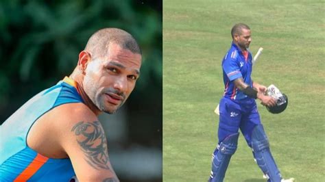 Shikhar Dhawan Makes A Strong Comeback In Competitive Cricket Smashes