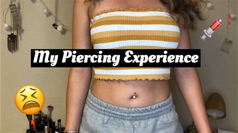 My Belly Button Piercing Experience Youtube