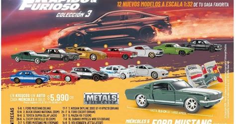 Colección Rápido y furioso 3 1/32 Las últimas noticias Chile