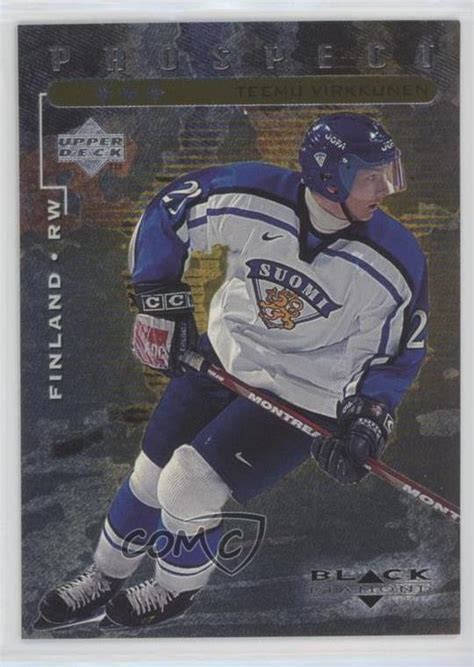 1998 99 Upper Deck Black Diamond Triple Diamond 101 Teemu Virkkunen