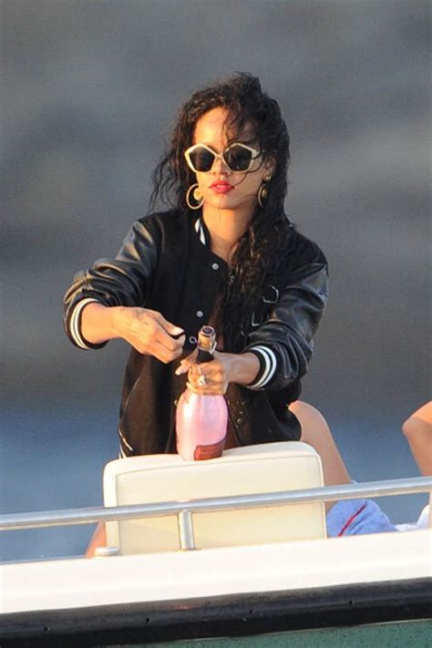 Wearing A Bikini On Vacation In Italy 28 July 2012 Rihanna Photo