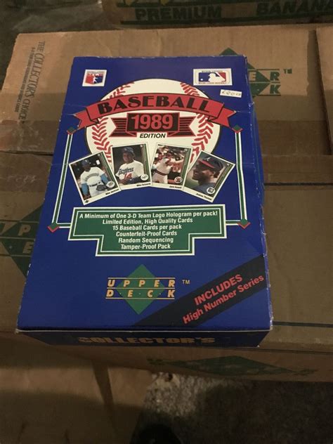 1989 Upper Deck High Series Baseball Wax Box Ken Griffey Jr Rookie EBay