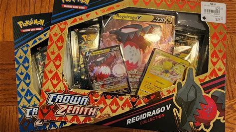 Crown Zenith Regidrago And Regieleki V Boxes Pokemon Cards Opening Youtube