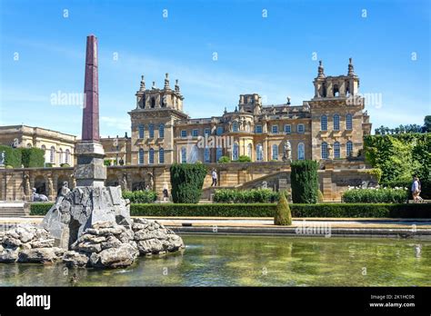 View Of Palace From The Water Gardens Blenheim Palace Woodstock