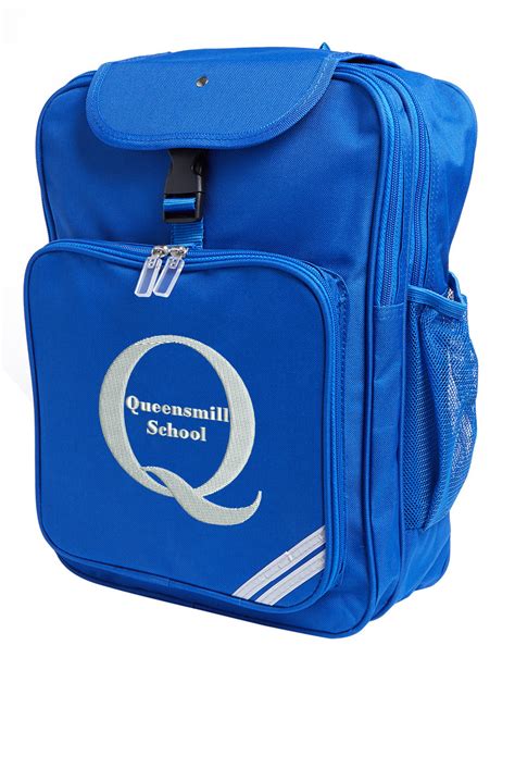 Queensmill School Sml or Lge Embroidered Backpack