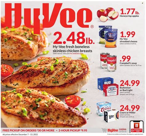 Hy Vee Ia Weekly Ad Flyer Specials December To December