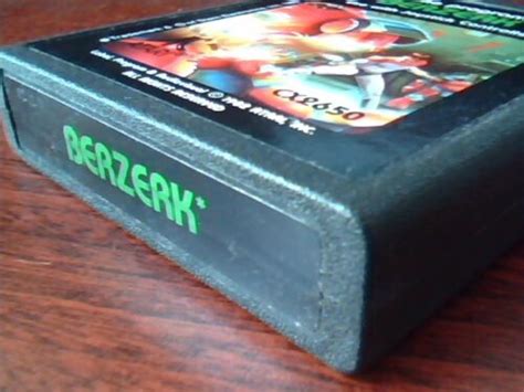 Atari Berzerk Video Game Program Cartridge Cx Ebay