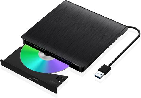 Amazon.co.jp: 外付けDVDドライブ 外付けDVD/CD ROMライター ノートパソコンまたはデスクトップ用 USB3.0スリムポータブルCD DVD +/-RW光学ドライブ ...