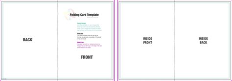 98 Printable Word Card Templates Half Fold Makerword Within Half Fold