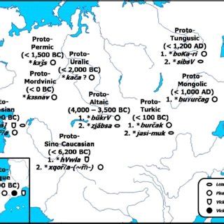 Linguistic and geographical evolution of the Proto-Indo-European roots ...