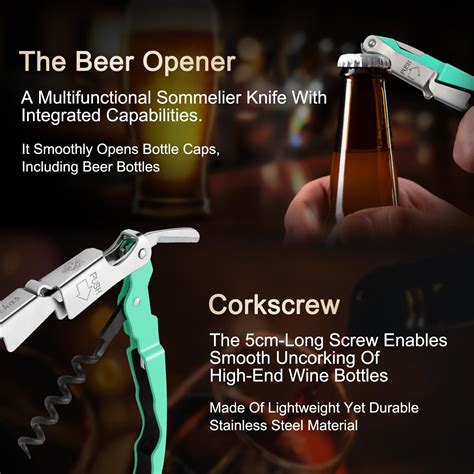 Snapklik Wine Key Corkas Solid Wine Opener Upgraded Double