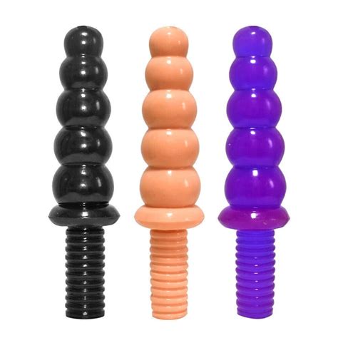 GIANT ANAL SEX PLUG DILDO BIG BUTT BEADS MONSTER THICK THRUSTER WITH HANDLE TOY EUR 45 59