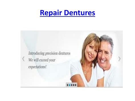 Ppt Repair Dentures Powerpoint Presentation Free Download Id1493418